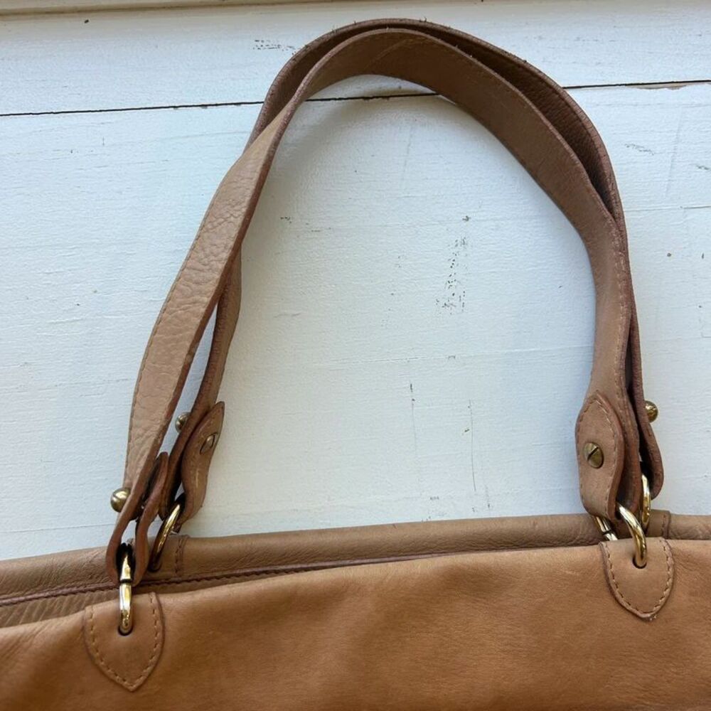 Vintage Leather Bag Brown - Picture 4 of 11